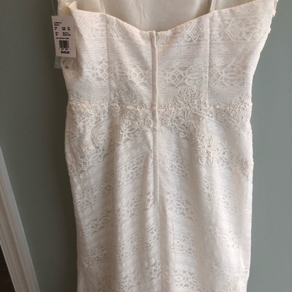 NWT Galina Lace Tank Sheath Ivory Wedding Dress - Picture 6 of 8